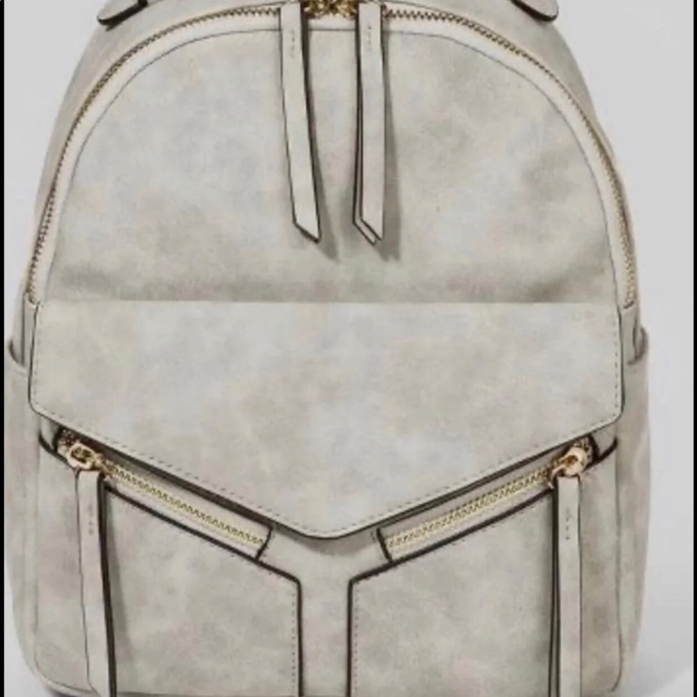 Violet Ray Nyc Mini Backpack Light Gray